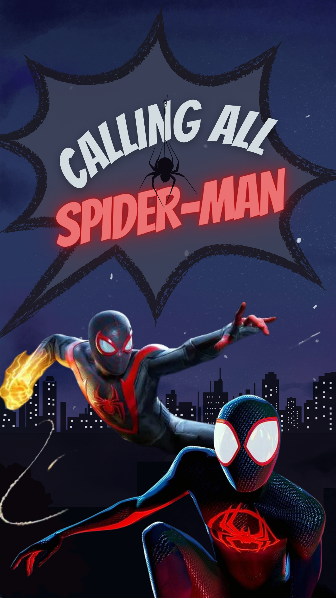 Spider-Man birthday video invitation, digital download